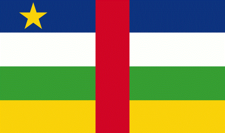 Central African Republic flag